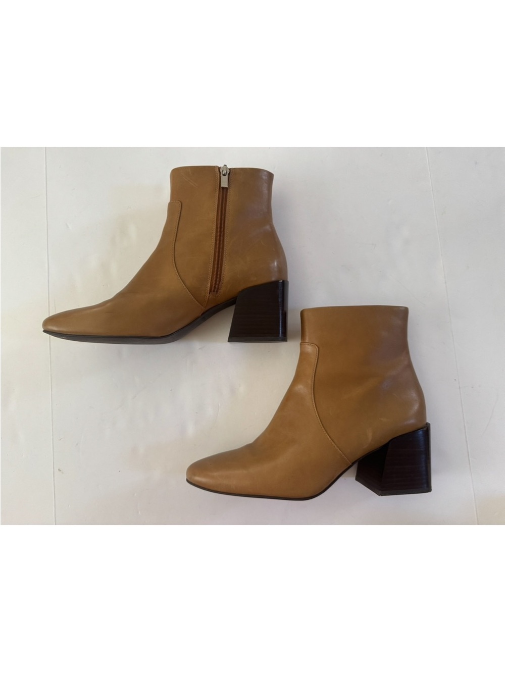 Via Spiga Light Brown Caramel Dina Bootie boots women’s 11M Leather